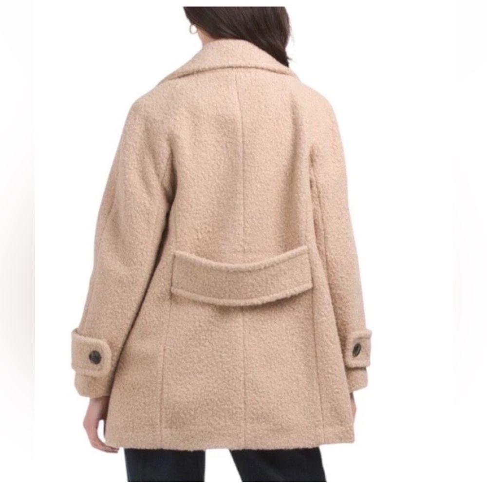 BCBGENERATION Boucle Double-Breasted Coat oatmeal XL - Picture 3 of 14